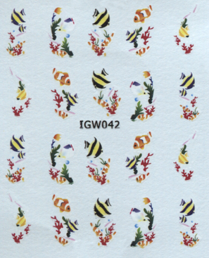 ACRYLIC NAIL STICKER 16 - IGW 042