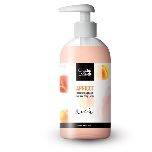 MOISTURIZING HAND, FOOT AND BODY LOTION - APRICOT LOTION - RICH 250ML