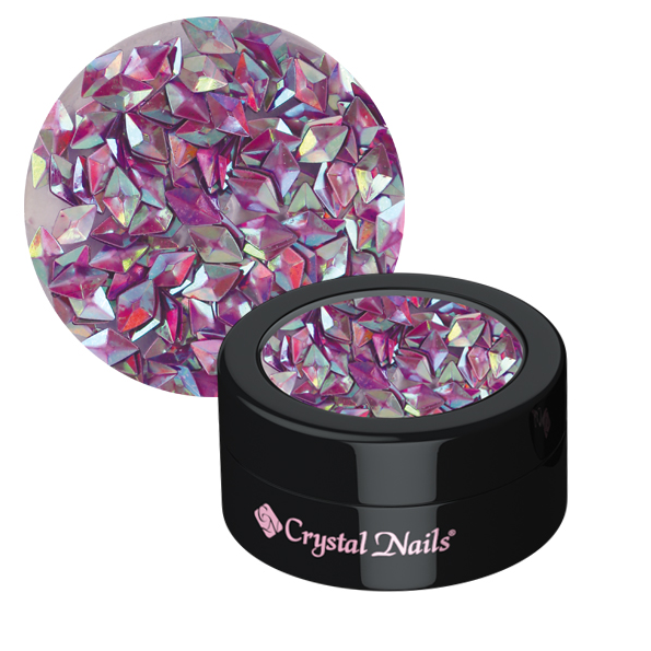 3D RHOMBUS ORNAMENTAL SEQUINS - VIOLET