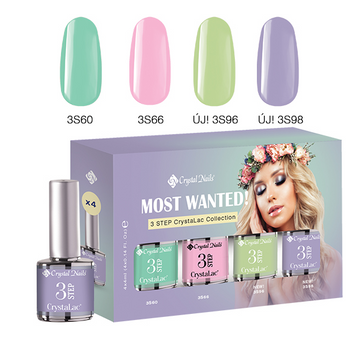 MOST WANTED! 3 STEP CRYSTALAC KIT 2019 SPRING-SUMMER (4X4ML)
