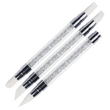 RHINESTONE SILICONE BRUSH SET