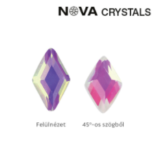 NOVA CRYSTAL GEMS FORM STONE - 3X5 MM RHOMBUS (AURORA)