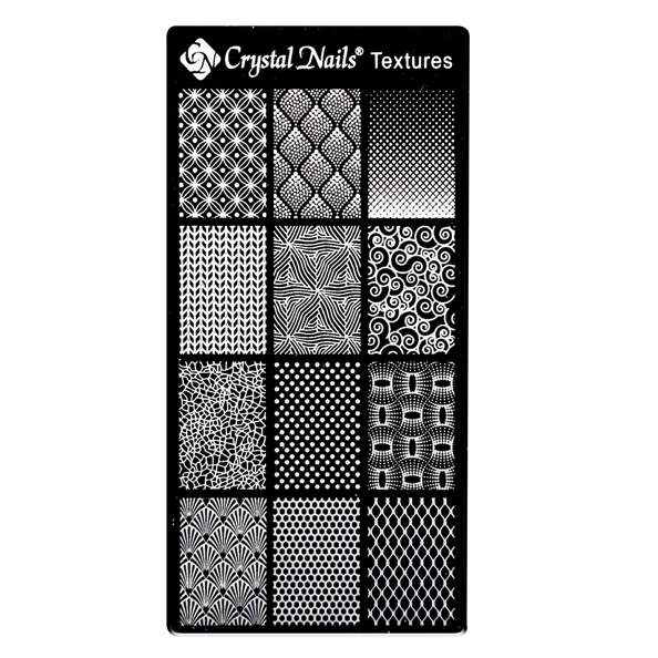 UNIQUE CRYSTAL NAILS NAIL PRINTING PLATE - TEXTURES